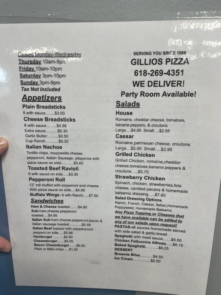 Gillio's Pizza Cheese Breadsticks